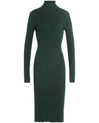 Nina Ricci Wool Silk Turtleneck Dress