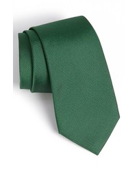 Calibrate Woven Silk Tie Green Regular