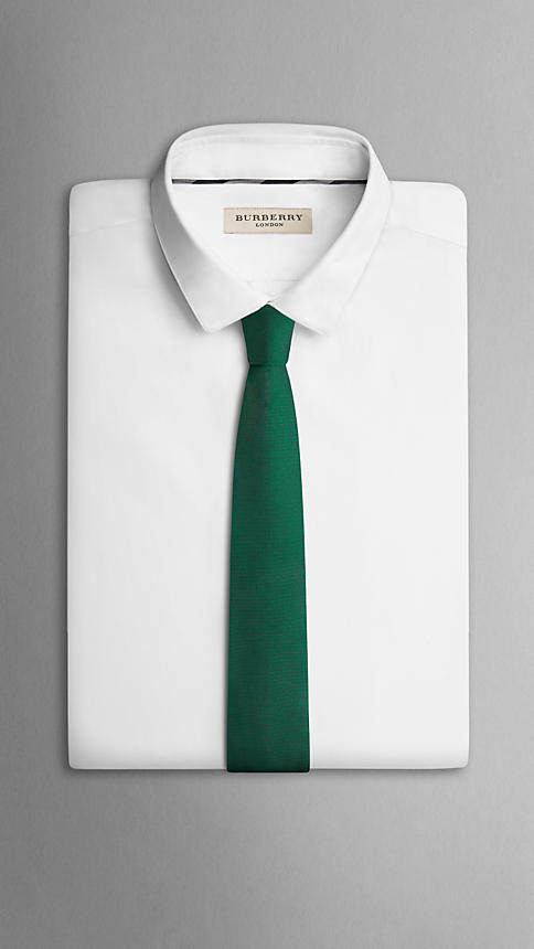 Burberry Silk Twill Tie, $165 | Burberry | Lookastic