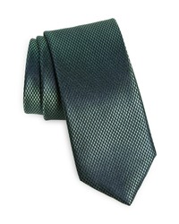 Nordstrom Tobin Solid Silk Tie In Green At