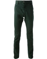 dark green skinny pants