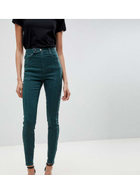 dark green skinny jeans womens