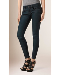 Burberry Skinny Fit Low Rise Deep Indigo Jeans