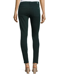 7 For All Mankind The Ankle Skinny Jeans Dark Forest