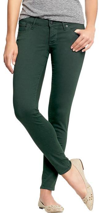 navy green jeans