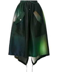 Kenzo Military Skirt With Tie Details