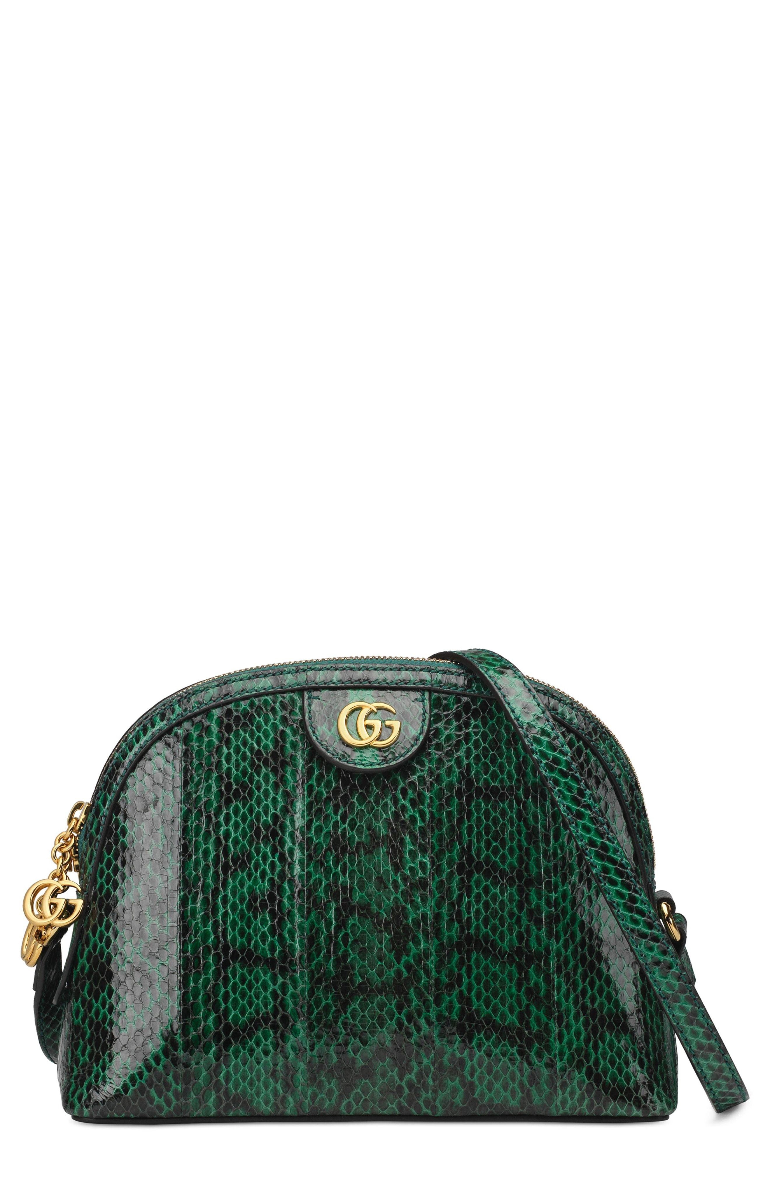 Ophidia small discount snakeskin shoulder bag