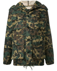 Saint Laurent Hooded Military Jacket