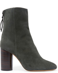 Isabel Marant Garett Suede Ankle Boots Army Green