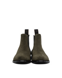 Ps By Paul Smith Khaki And Black Gerald Chelsea Boots