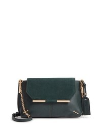 Sole Society Chusy Suede Faux Leather Crossbody Bag