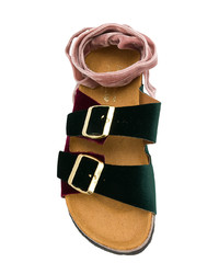 Gia Couture Velvet Sandals