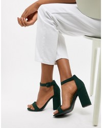 dark green sandal