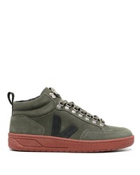 Veja High Top Lace Up Sneakers