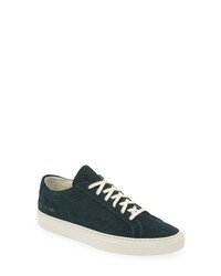 Common Projects Achilles Low Suede Sneaker In Green At Nordstrom