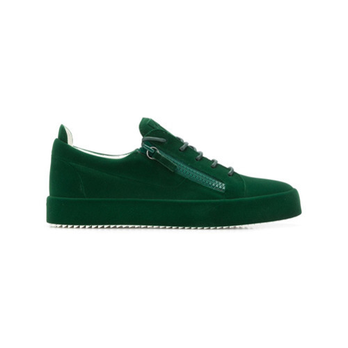 giuseppe zanotti green sneakers