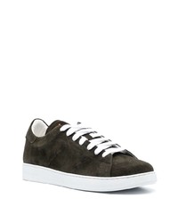 Kiton Low Top Suede Sneakers