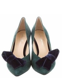 Isa Tapia Irina Suede Pumps W Tags