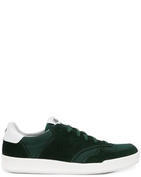 Dark Green Suede Sneakers