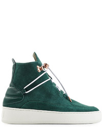 Filling Pieces High Marina Suede Platform Sneakers