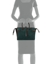 CNC Costume National Costume National Suede Leather Tote Bag Forest