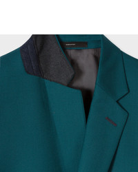 Paul Smith The Soho Tailored Fit Dark Green Wool Suit To Travel In