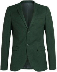 Topman Dark Green Ultra Skinny Fit Suit Jacket
