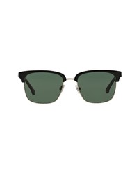 Dolce & Gabbana 54mm Browline Sunglasses In Black At Nordstrom