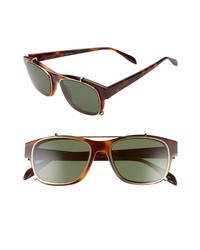 Alexander McQueen 54mm Polarized Sunglasses