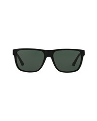 AX Armani Exchange 56mm Aviator Sunglasses