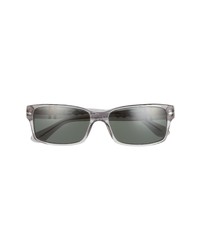 Persol 58mm Rectangular Polarized Sunglasses In Green Pol At Nordstrom