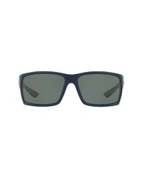 Costa Del Mar 64mm Polarized Rectangle Sunglasses
