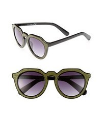 A.J. Morgan Zipster Sunglasses Green One Size
