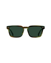 Raen Adin 53mm Square Sunglasses In Cove Green At Nordstrom