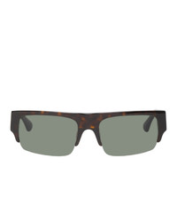 Dries Van Noten And Green Linda Farrow Edition Bridge Sunglasses