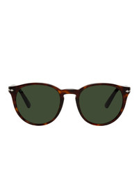 Persol And Green Round Sunglasses