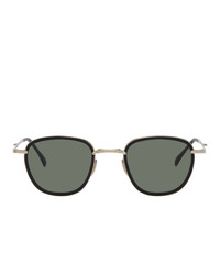 Mr Leight Black And Gold Griffith Sunglasses