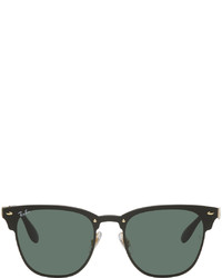 Ray-Ban Black Blaze Clubmaster Sunglasses
