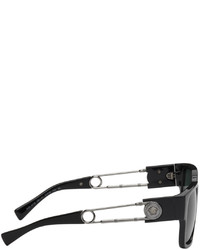Versace Black Green Safety Pin Sunglasses