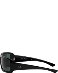 Ray-Ban Black Rb4338 Rectangular Sunglasses