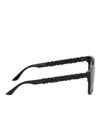 Balenciaga Black Typo Smart Sunglasses