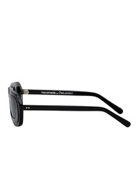 Martine Rose Black Visor Frame Sunglasses