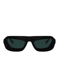 Martine Rose Black Visor Frame Sunglasses