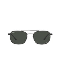 Ray-Ban Chromance 54mm Polarized Square Sunglasses