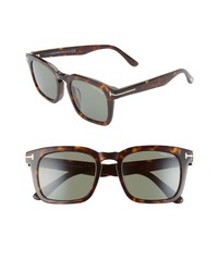 Tom Ford Dax 50mm Square Sunglasses