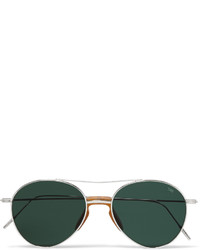 Eyevan 7285 Aviator Style Metal Sunglasses