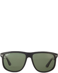 Ray-Ban Flat Top Polarized Sunglasses Blackgreen