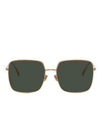 Dior Gold And Green Stellaire1 Sunglasses