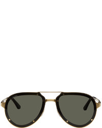 Cartier Gold Santos De Aviator Sunglasses