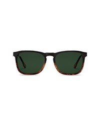 Vincero Midway 55mm Polarized Square Sunglasses In Multiblack At Nordstrom